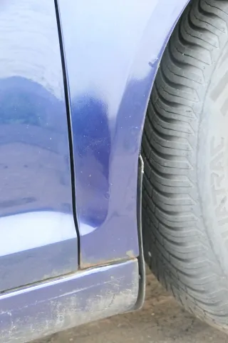 VW Golf Plus 5M1 Kotflügel vorne rechts schwarz LC9X - Bild 2