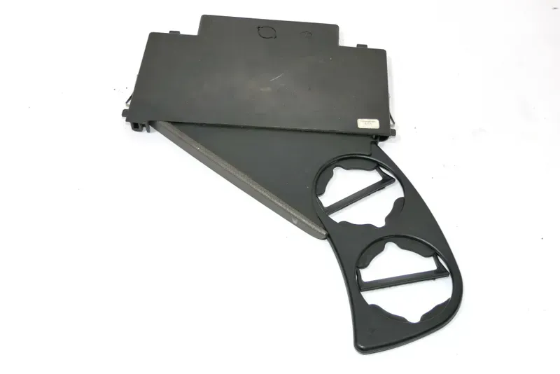 VW Passat 3B 3BG Becherhalter Getränkehalter Dosenhalter Dekor Netzdekor braun - Bild 1