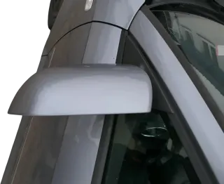 Audi A3 8P elektrischer Spiegel Außenspiegel vorne links grau LX7W + Glas - Bild 4