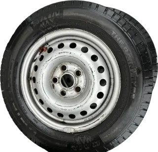 1x VW T4 Felgen Reifen 195/70 R15C 104/102R Sommerreifen 6jx15H2 ET55 6mm - Bild 2