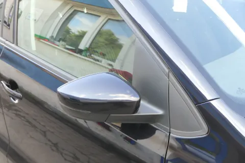 VW Polo 6R 6C elektrischer Spiegel Außenspiegel rechts außen schwarz LC9X +Glas