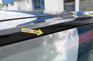 VW Fox 5Z Heckklappe Kofferraumklappe Klappe hinten + Scheibe schwarz L041 DELLE - Bild 6