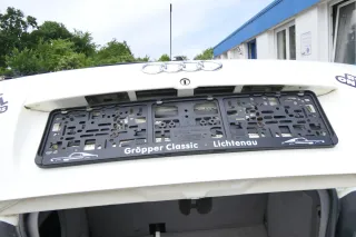 A3 8L A4 Avant Griff Heckklappe Heckklappengriff bis caBj1999 weiß LY9G - Bild 2