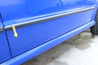 Skoda Fabia 6Y Kombi Limousine Tür vorne rechts Beifahrertür blau LF5K - Bild 6
