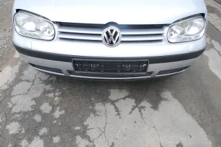 VW Golf 4 Stoßstange vorne Stoßfänger vorn vorne silber LB7Z SWR - Bild 7