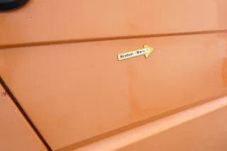 VW T4 Tür vorne rechts orange LP2C Beifahrertür 701831056H bis ca1996 ohne Anbau - Bild 5