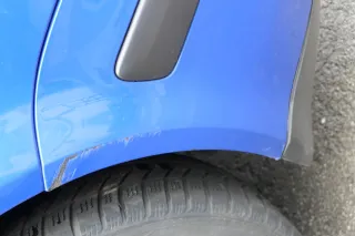 VW Golf 4 Stoßstange vorne Frontstoßstange Stoßfänger blau LW5Z SWR - Bild 7
