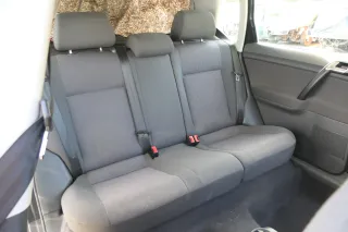 VW Polo 9N 9N3 Sitz Rückbank Sitzfläche Sitze 3 Punkt Gurt hinten mit Kopfstütze - Bild 3
