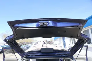 VW Polo 6N Heckklappe Klappe hinten Kofferraumklappe mit Scheibe blau LB5N - Bild 8