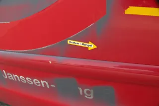 Sharan 7M Alhambra Tür links vorne Fahrertür rot bis Bj1999 ohne Anbaute - Bild 5