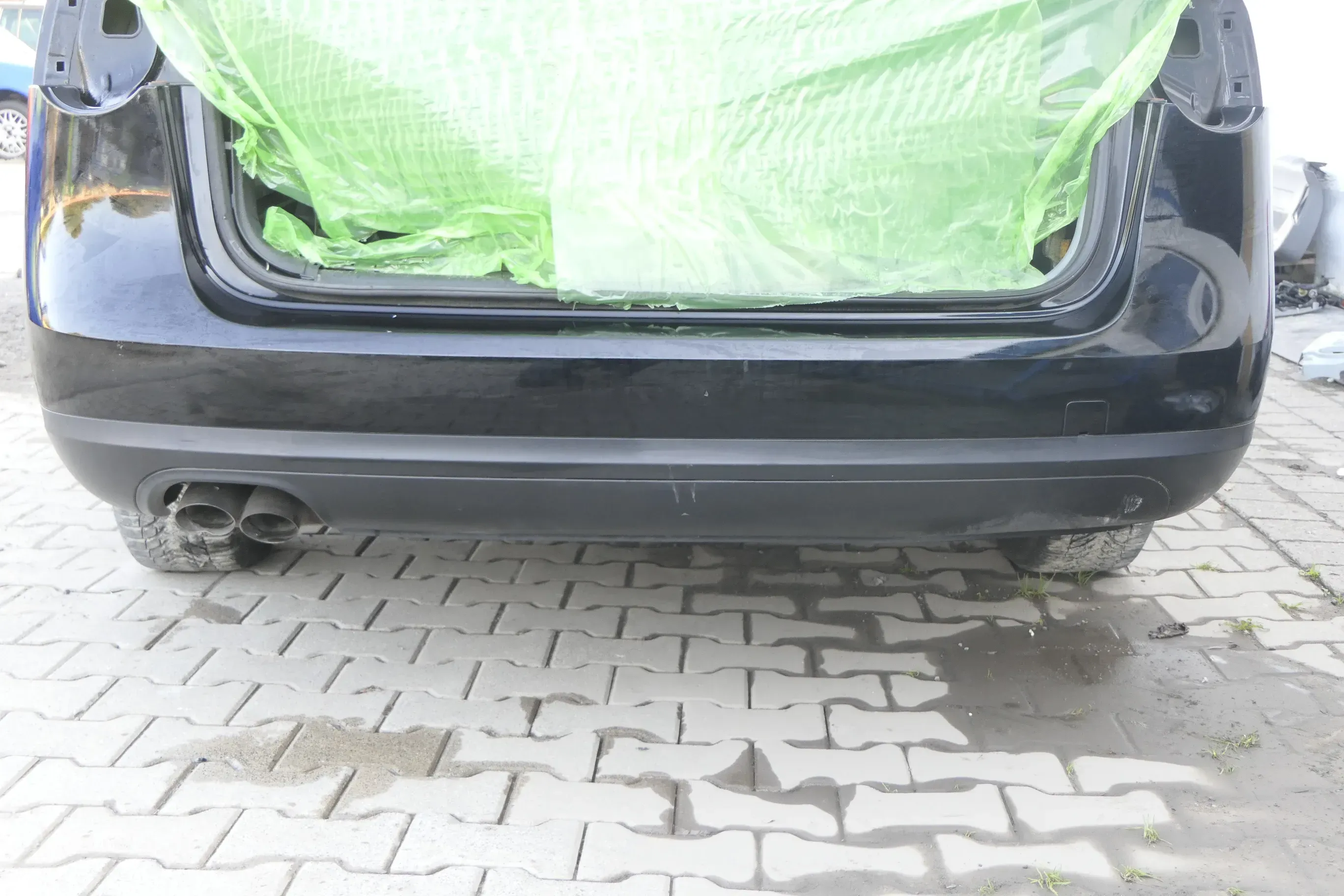 VW Passat 3C Kombi Stoßstange hinten Heckstoßstange Stoßfänger schwarz L041 - Bild 1