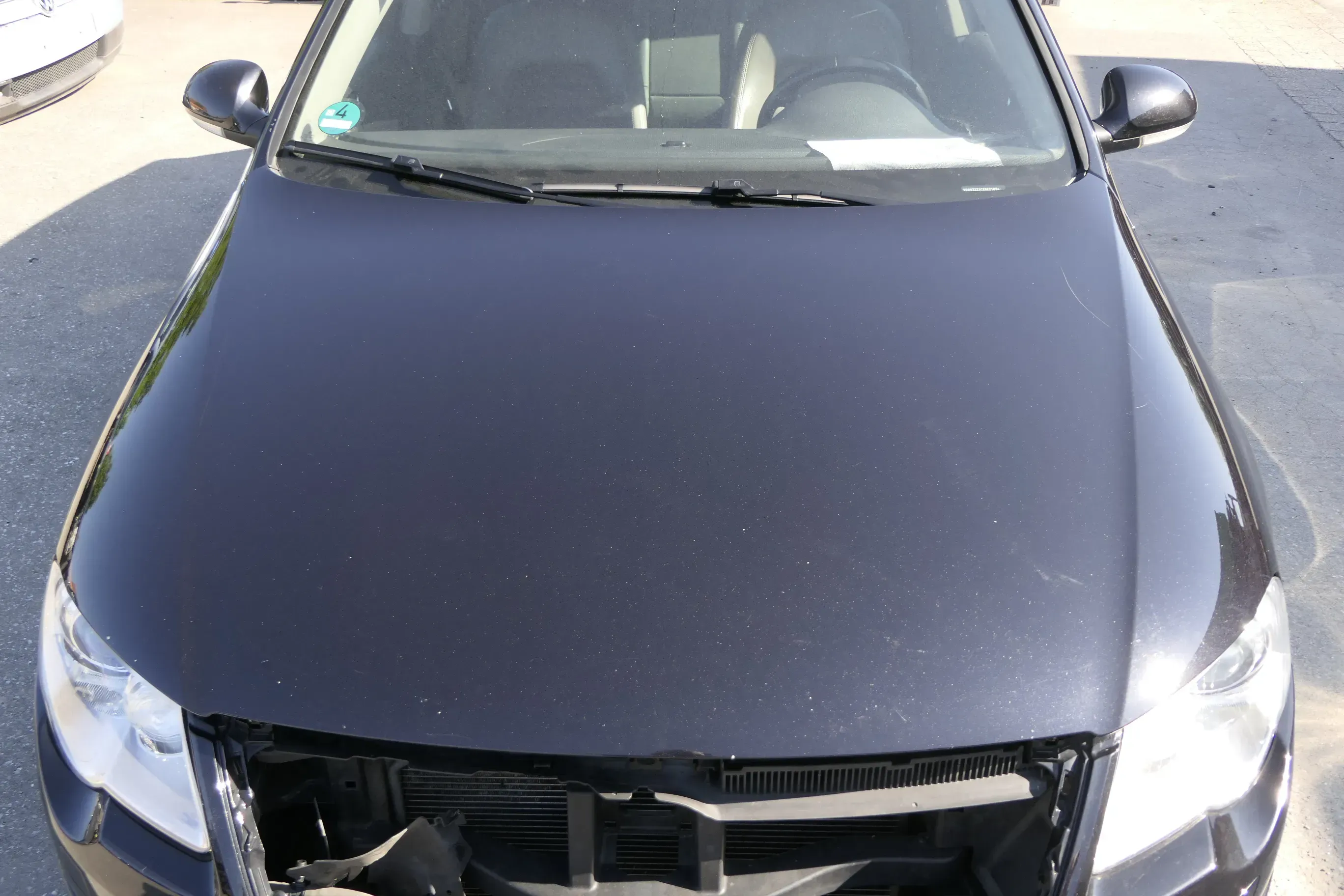 VW Passat 3C Motorhaube Klappe vorne vorn Haube schwarz L041 - Bild 1