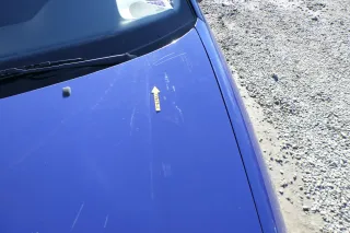 VW Polo 6N Motorhaube Frontklappe Haube vorne Klappe blau LD5D - Bild 8