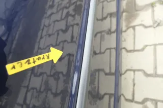 Skod Fabia 6Y Kombi Limousine Tür vorne rechts Beifahrertür blau LF5U ohne Anbau - Bild 7