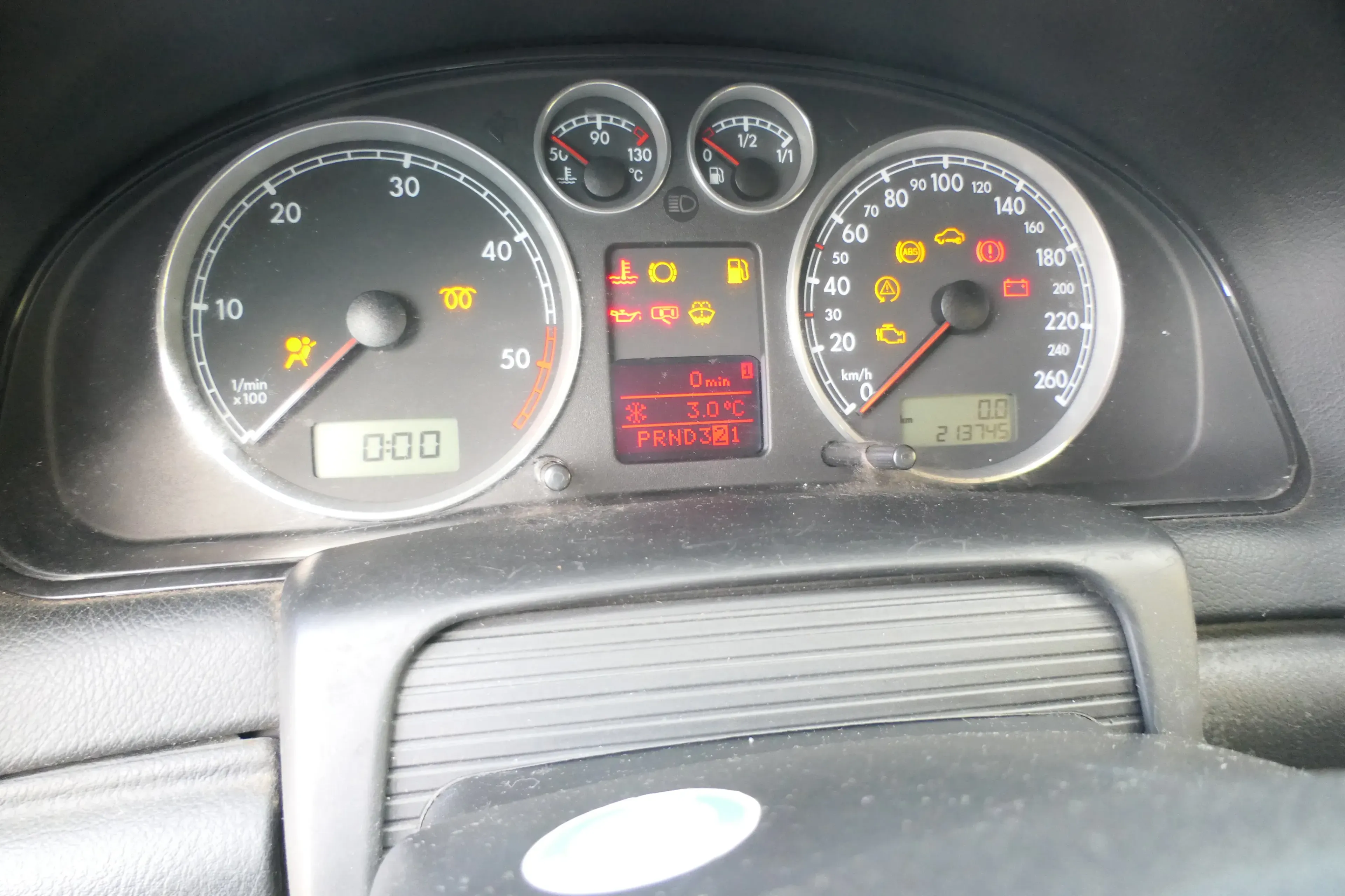VW Passat 3BG Tacho Tachometer Kombiinstrument 213.000km 3B0920829A Diesel TDI - Bild 1