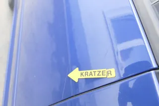 VW Touran 1T 1T3 Tür hinten rechts blau LL5M mit Scheibe - ohne Anbauteile - Bild 6