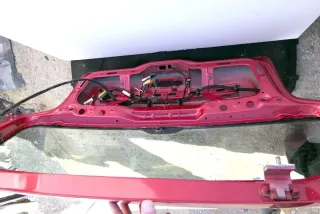 VW Polo 9N3 Cross Heckklappe Kofferraumklappe Klappe hinten rot braun LC3X - Bild 2