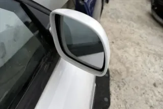 VW Passat 3B 3BG elektrischer Spiegel Außenspiegel rechts mit Glas weiß LB9A - Bild 2