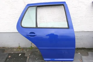 VW Golf 4 Limousine Tür hinten rechts blau LW5Z (KEINkombi) - Bild 1