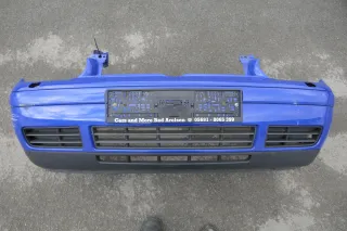 VW Golf 4 Stoßstange vorne Stoßfänger vorn blau LW5Z SWR Frontstoßstange 120735 - Bild 1