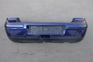 VW Golf 4 Limousine Stoßstange hinten Heckstoßstange Stoßfänger blau indi LB5N - Bild 1