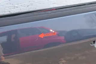 VW Lupo Seat Arosa Tür vorne links Fahrertür grau LC7V (für manuell Fensterheber - Bild 3