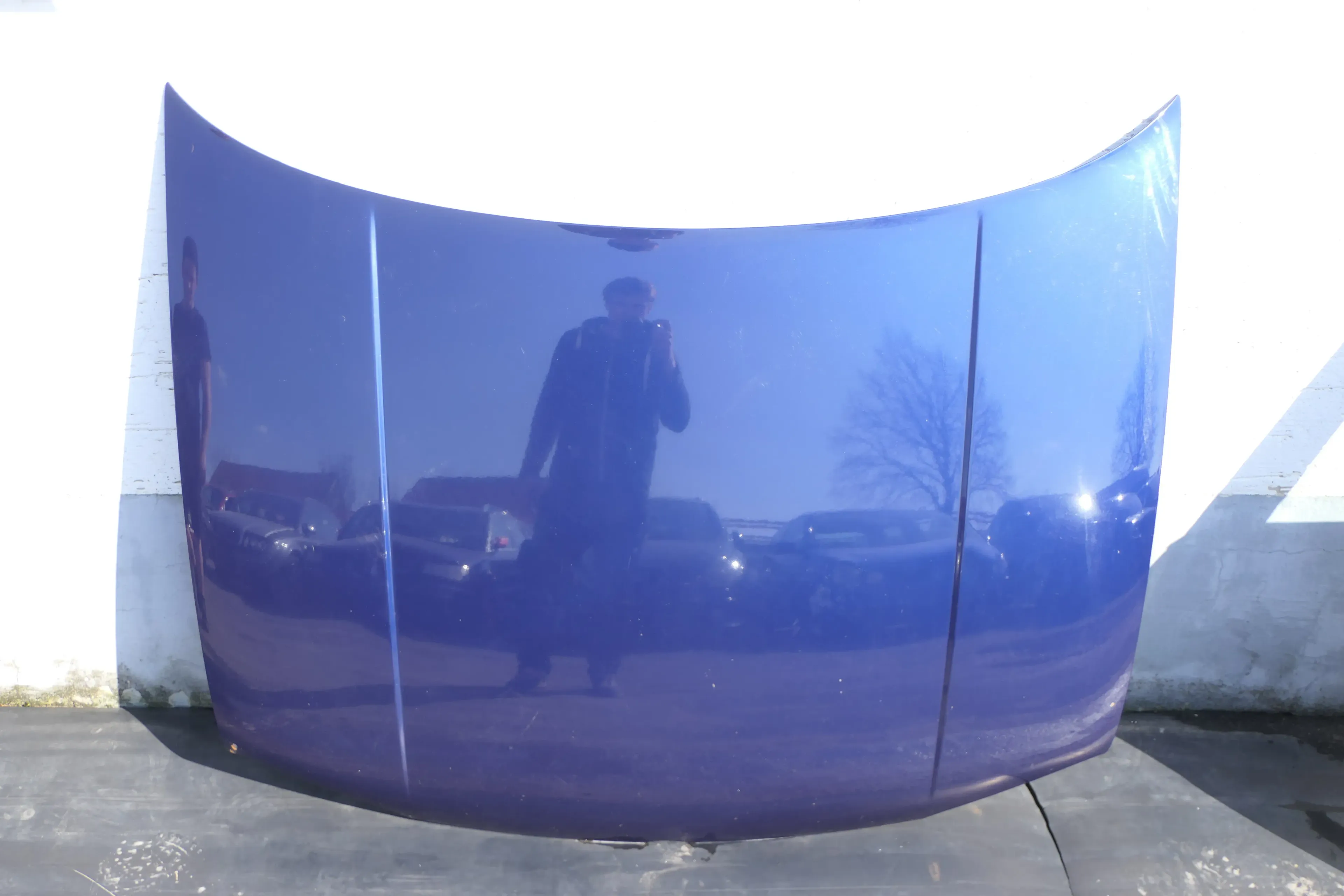 VW Golf 4 Motorhaube Haube Klappe vorne blau LB5N indigoblau - Bild 1