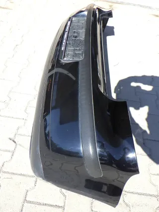 VW Polo 9N 9N3 Stoßstange Heckstoßstange hinten schwarz L041 uni - Bild 4