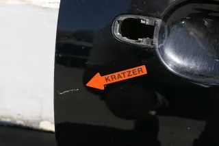 VW Golf 4 Tür vorne rechts Beifahrertür 2/3-Türer schwarz L041 - Bild 4