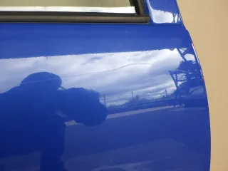 VW Golf 4 Limousine Tür komplett Scheibe hinten rechts blau LW5Z jazz(KEINkombi) - Bild 2