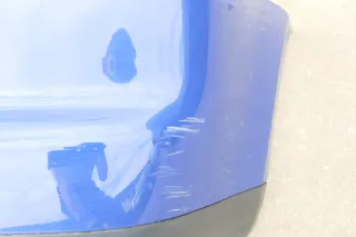 VW Touran 1T Stoßstange hinten Heckstoßstange Stoßfänger blau LL5M AHK - Bild 6