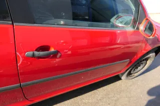Golf 5 V 1K Tür Türblatt vorne rechts Beifahrertür 2/3-Türer rot LY3D - Bild 2