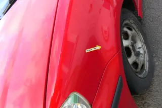 VW Polo 6N2 Kotflügel vorne links rot LP3G (bis unterm Schweller) - Bild 3