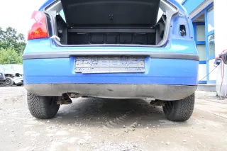 VW Polo 9N 9N3 Stoßstange Heckstoßstange hinten blau LA5F - Bild 3
