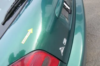 A3 8L bis cBj. ca1999 Heckklappe Kofferraumklappe Klappe hinten grün LZ6L Scheib - Bild 6