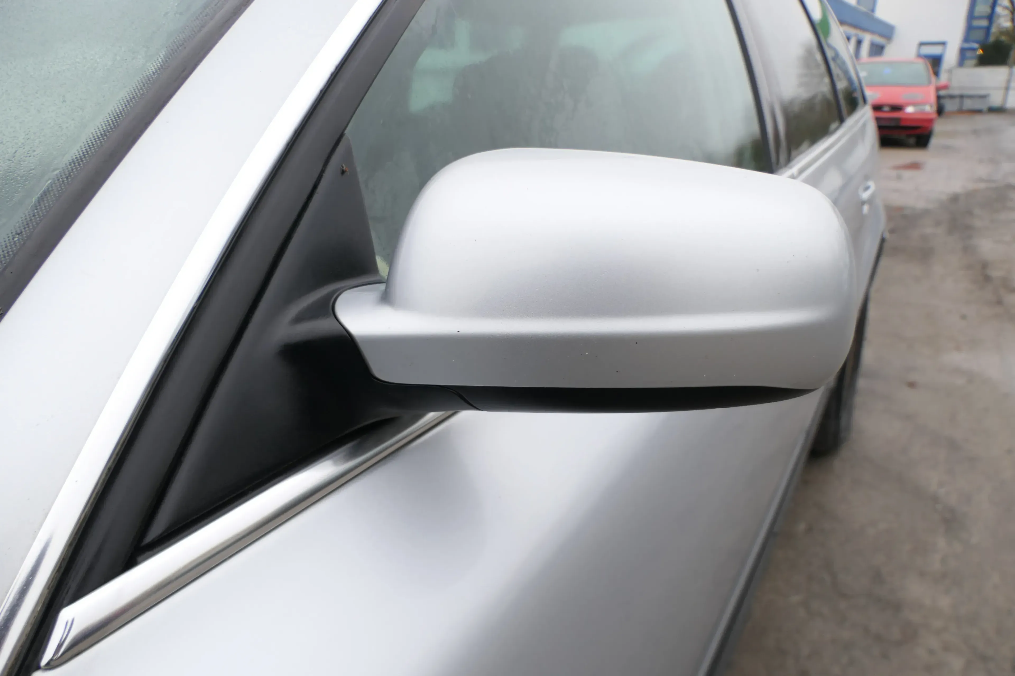 VW Passat 3B 3BG elektrischer Spiegel Außenspiegel links mit Glas Silber LA7W Ma - Bild 1