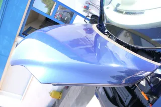 VW Golf 6 5M 521 Plus Motorhaube Haube Klappe vorne blau LD5Q - Bild 11