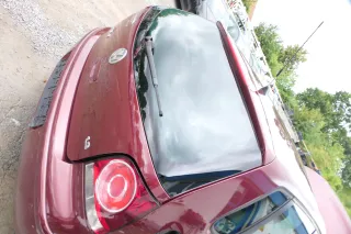 VW Polo 9N Fun Heckklappe Kofferraumklappe Klappe hinten Scheibe rot LC3R - Bild 3