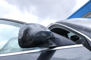 Audi A6 4B Spiegel Außenspiegel rechts elektrisch schwarz LZ9U + Glas - Bild 2