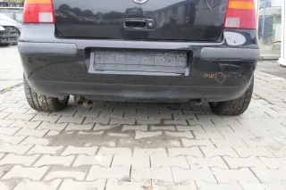 VW Golf 4 Limousine Stoßstange hinten Heckstoßstange Stoßfänger schwarz LC9Z bla - Bild 1
