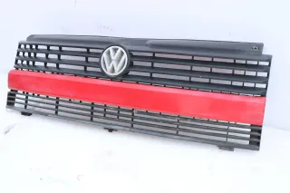 VW T4 kurze Version Grill Kühlergrill VW Zeichen Logo rot LY3D 701853653 - Bild 2