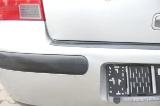 VW Golf 4 Limousine Stoßstange hinten Heckstoßstange Stoßfänger silber grau LA7W - Bild 8