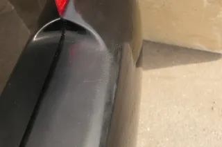 VW Lupo Stoßstange hinten Heckstoßstange Stoßfänger schwarz L041 uni 159833 - Bild 8