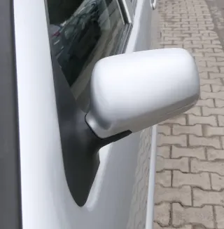 VW Polo Kombi elektrisch Spiegel vorne links Außenspiegel silber LS7N bisBj1999 - Bild 3
