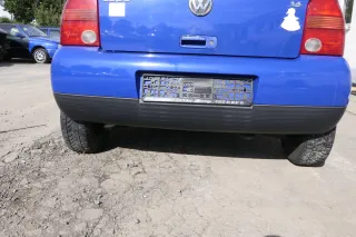 VW Lupo Stoßstange hinten Heckstoßstange Stoßfänger blau LW5Z - Bild 1