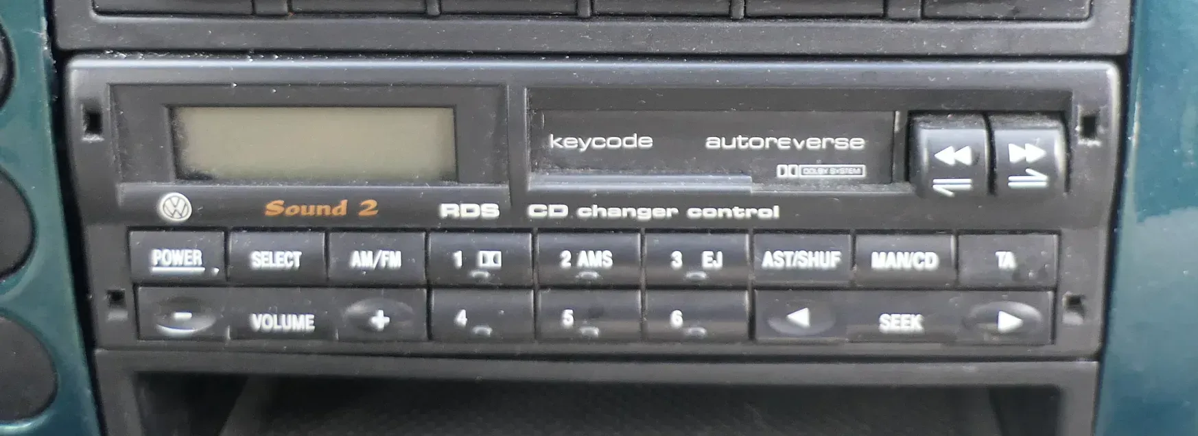 Golf 3 Passat T4 Radio original mit Code RDS Sound 2 autoreverse cd changer cont - Bild 1