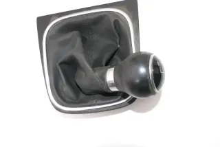 Golf 5 Schaltknauf Schaltsack Schaltung Schaltknüppel Leder 6-Gang 1K0711113CG - Bild 2