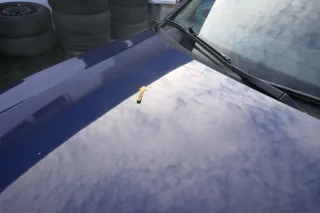 VW Passat 3BG Motorhaube Klappe vorne vorn Haube blau LA5E - Bild 11