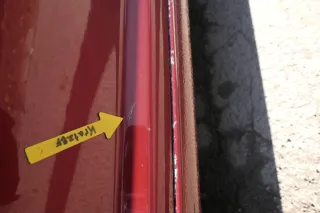 VW Golf 4 Tür vorne rechts Beifahrertür 2/3-Türer braun rot LC3K ohnAnbauteile - Bild 7