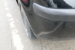 VW Polo 9N 9N3 Stoßstange hinten Heckstoßstange Stoßfänger schwarz L041 - Bild 5